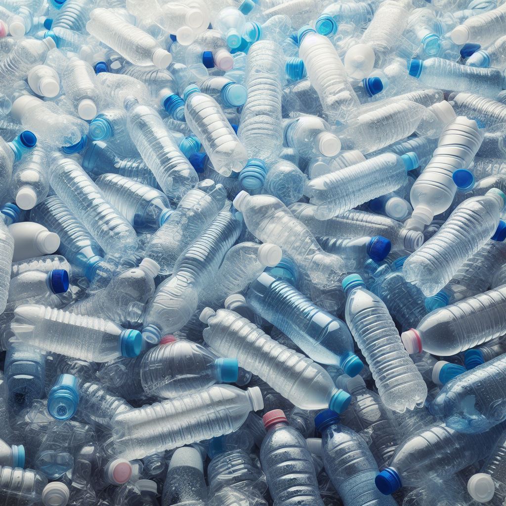 Nanoplastics in water bottles.